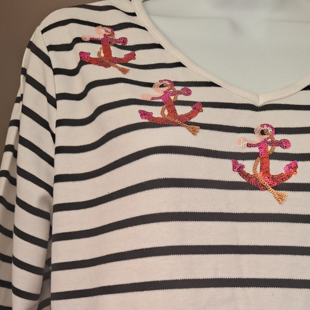 Quacker Factory Sparkle & Shine Sequin Anchors Sp… - image 3